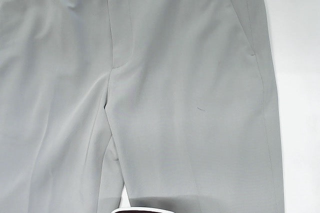 Perry Ellis Mens Modern fit Dress Pants 32 / 30 Light Grey Solid Stretch