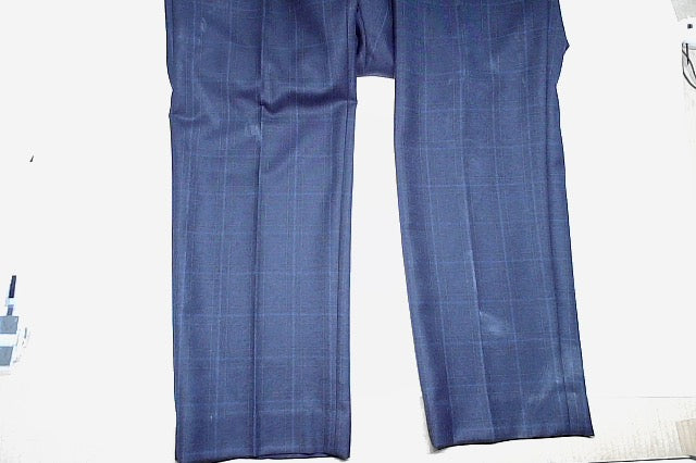 Michael Kors Mens Classic fit Dress Pants 34 / 32 Navy Blue Check Stretch