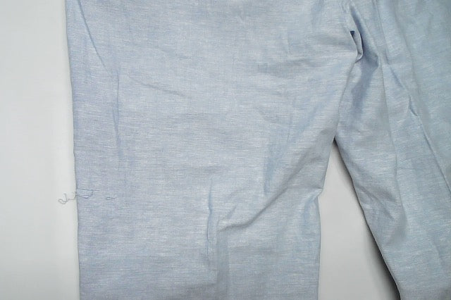 Bar Iii Mens Slim fit Dress Pants 32 / 34 Light Blue Solid Stretch Linen