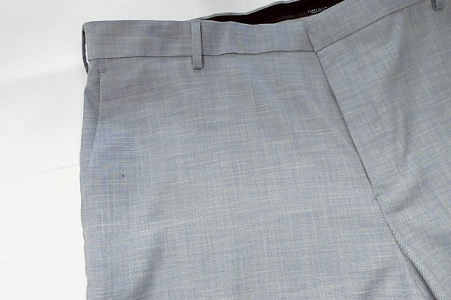 Perry Ellis Mens Modern fit Dress Pants 42 / 30 Light Blue Solid
