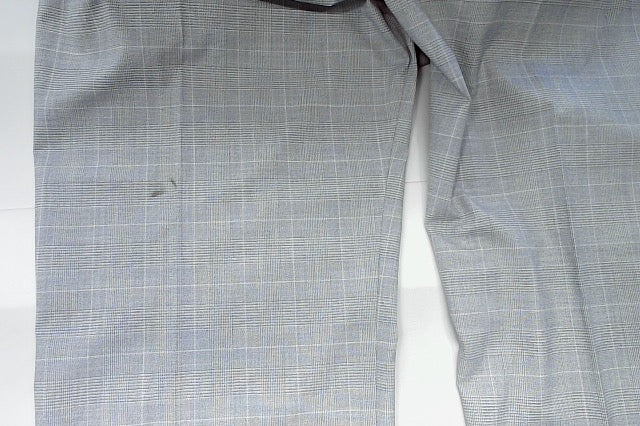 Michael Kors Mens Classic fit Dress Pants 40 / 30 Light Blue Plaid