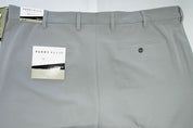 Perry Ellis Mens Modern fit Dress Pants 40 / 30 Light Grey Solid Stretch