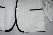 Tommy Hilfiger Mens Modern fit Suit Jacket Blazer 46 S White Solid
