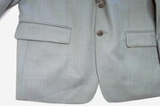 Calvin Klein Mens Slim fit Suit Jacket Blazer 44 S Green Solid Wool