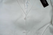 Tommy Hilfiger Mens Modern fit Suit Jacket Blazer 38 S White Solid Stretch