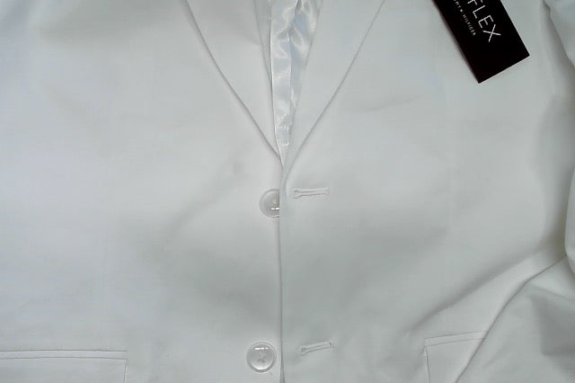 Tommy Hilfiger Mens Modern fit Suit Jacket Blazer 38 S White Solid Stretch