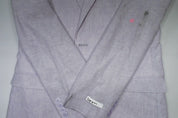 Bar Iii Mens Slim fit Suit Jacket Blazer 38 L Lavender Purple Solid Linen