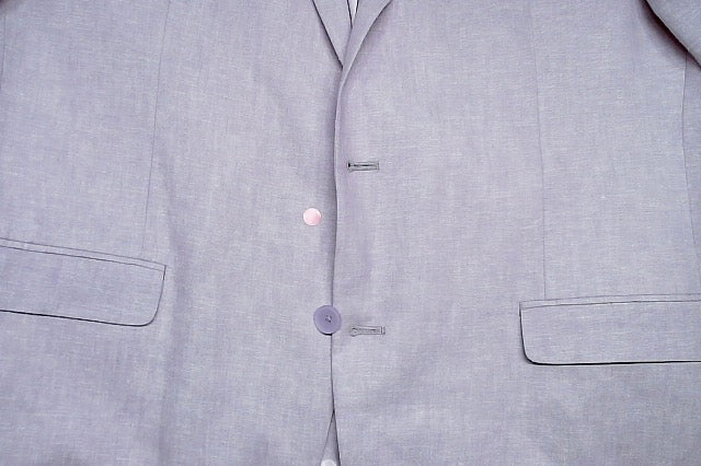 Bar Iii Mens Slim fit Sport Coat Blazer 46 R Lavender Purple Solid Linen