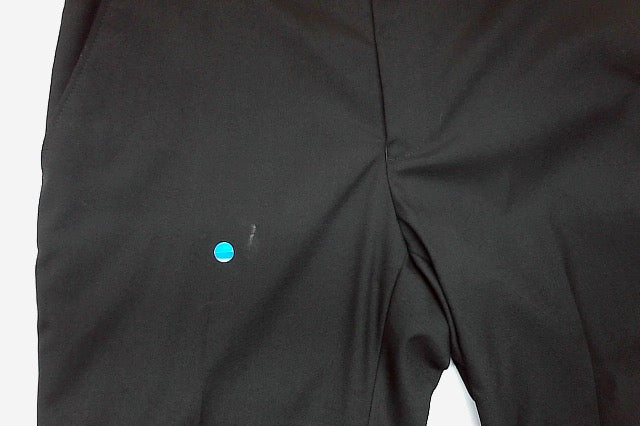 Alfani Mens Slim fit Dress Pants 32 / 30 Black Solid Stretch