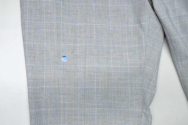 Michael Kors Mens Classic fit Dress Pants 36 / 30 Light Blue Plaid
