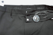 Perry Ellis Mens Modern fit Dress Pants 36 / 29 Black Solid Stretch
