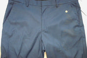 Perry Ellis Mens Slim fit Dress Pants 34 / 29 Navy Blue Solid Stretch