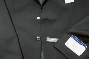 Tommy Hilfiger Mens Modern fit Suit Jacket Blazer 42 S Black Solid Stretch Wool
