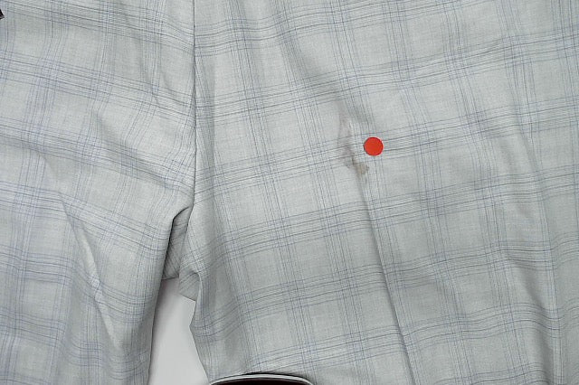 Tommy Hilfiger Mens Modern fit Dress Pants 40 / 30 Light Grey Plaid Stretch