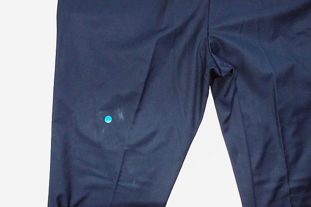 Perry Ellis Mens Slim fit Dress Pants 36 / 32 Navy Blue Solid Stretch