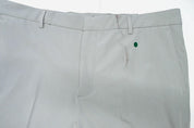 Perry Ellis Mens Modern fit Dress Pants 36 / 32 Light Grey Solid Stretch