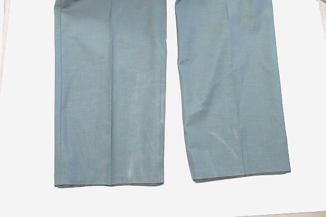Hugo Boss Mens Modern fit Dress Pants 30 / 32 Green Solid Stretch Wool