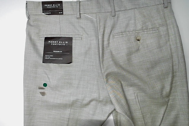 Perry Ellis Mens Modern fit Dress Pants 32 / 30 Beige