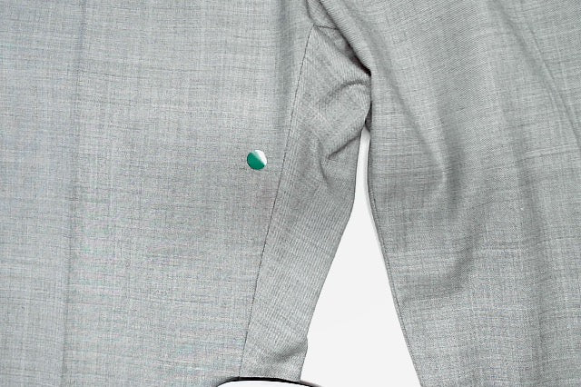 Tommy Hilfiger Mens Modern fit Dress Pants 38 / 30 Light Grey Solid Stretch Wool
