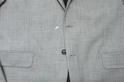 Tommy Hilfiger Mens Modern fit Suit Jacket Blazer 44 S Grey Solid Stretch Wool