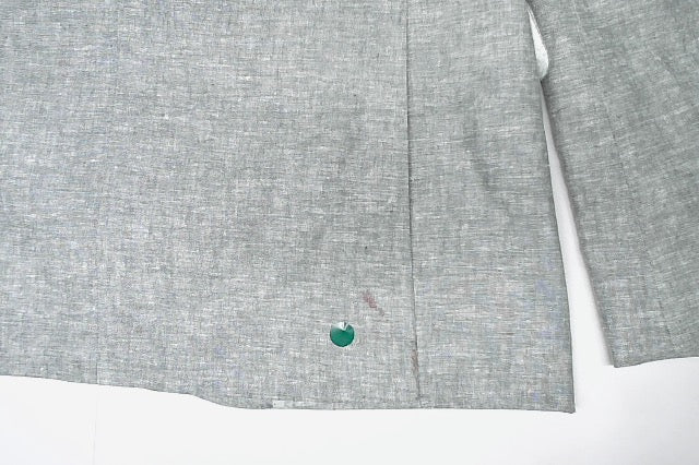Bar Iii Mens Slim fit Suit Jacket Blazer 36 S Sage Green Solid Stretch Linen