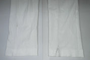 Bar Iii Mens Slim fit Dress Pants 30 / 32 White Solid Stretch Linen