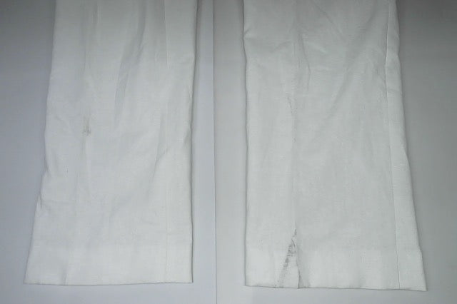 Bar Iii Mens Slim fit Dress Pants 30 / 32 White Solid Stretch Linen
