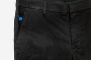 Perry Ellis Mens Slim fit Dress Pants 30 / 30 Black Solid Stretch