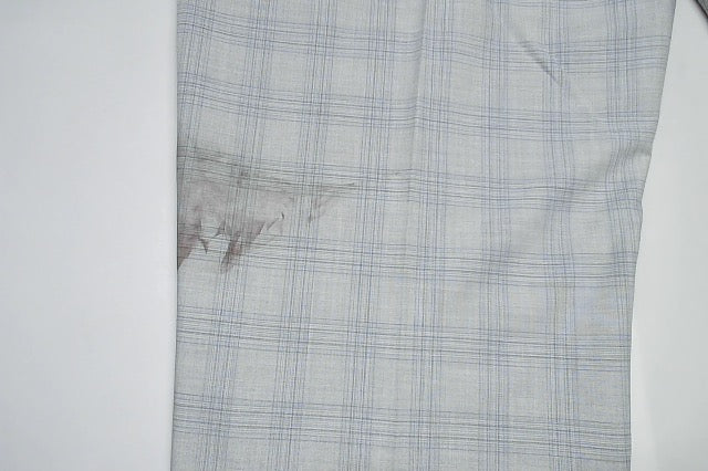 Tommy Hilfiger Mens Modern fit Dress Pants 42 / 30 Light Grey Plaid Stretch