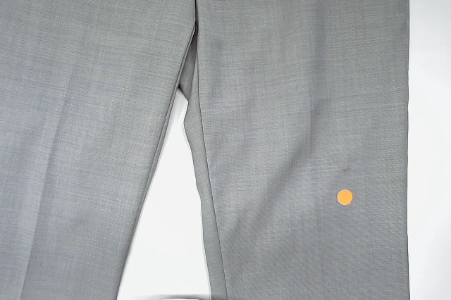 Calvin Klein Mens Slim fit Dress Pants 30 / 30 Light Grey Solid Stretch Wool