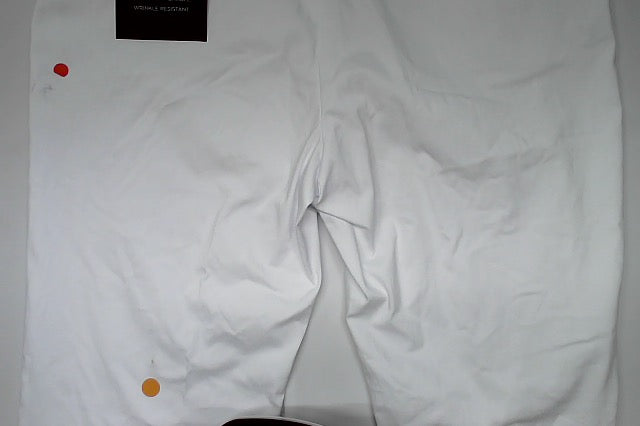 Tommy Hilfiger Mens Modern fit Dress Pants 36 / 34 White Solid Stretch