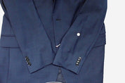 Tommy Hilfiger Mens Modern fit Suit Jacket Blazer 42 L Navy Blue Solid Stretch