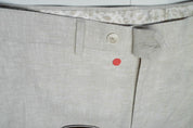 Bar Iii Mens Slim fit Dress Pants 34 / 30 Beige Solid Linen
