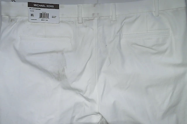 Michael Kors Mens Classic fit Dress Pants 40 / 32 White Solid