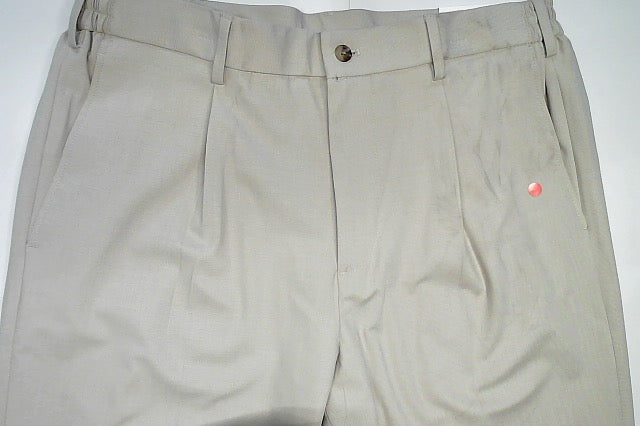 Tommy Hilfiger Mens Relaxed fit Dress Pants 34 / 32 Beige Solid