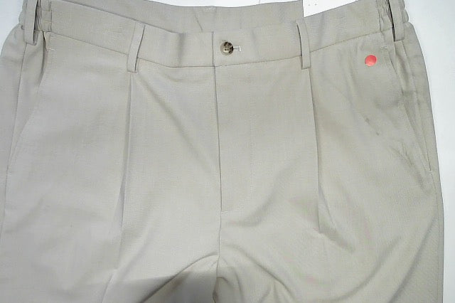 Tommy Hilfiger Mens Relaxed fit Dress Pants 36 / 30 Beige Solid