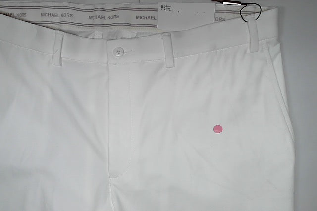 Michael Kors Mens Classic fit Dress Pants 38 / 32 White Solid