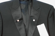 Bar Iii Mens Slim fit Tuxedo Jacket Blazer 36 S Black Solid Stretch