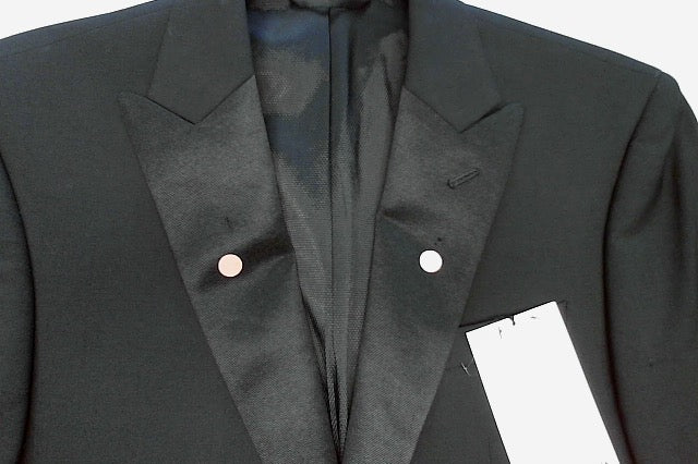 Bar Iii Mens Slim fit Tuxedo Jacket Blazer 36 S Black Solid Stretch