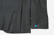 Hugo Boss Mens Modern fit Tuxedo Jacket Blazer 40 R Black Solid Stretch