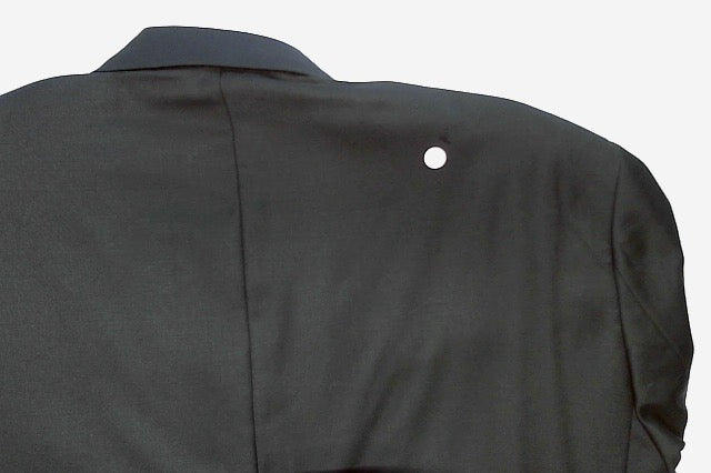 Michael Kors Mens Classic fit Suit Jacket Blazer 44 R Black Solid Stretch