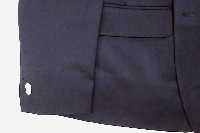 Tommy Hilfiger Mens Modern fit Sport Coat Blazer 40 S Navy Blue Solid Stretch