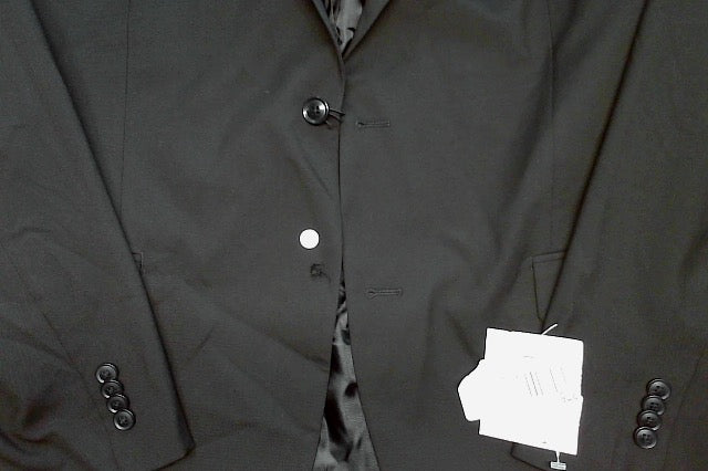 Alfani Mens Slim fit Suit Jacket Blazer 46 R Black Solid Stretch