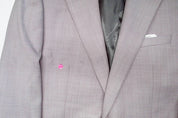 Calvin Klein Mens Slim fit Suit Jacket Blazer 42 L Pink Solid Stretch