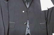 Calvin Klein Mens Slim fit Tuxedo Jacket Blazer 38 S Black Solid Stretch