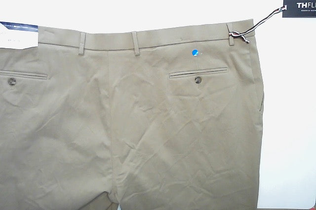 Tommy Hilfiger Mens Modern fit Dress Pants 46 / 32 Brown Solid Stretch