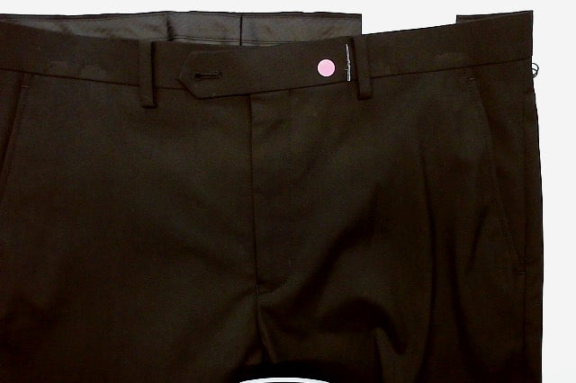 Alfani Mens Slim fit Dress Pants 34 / 32 Black Solid Stretch