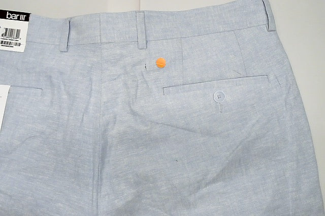 Bar Iii Mens Slim fit Dress Pants 34 / 32 Light Blue Solid Stretch