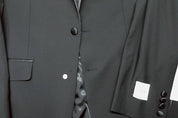 Calvin Klein Mens Slim fit Tuxedo Jacket Blazer 44 L Black Solid Stretch