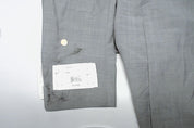 Calvin Klein Mens Slim fit Sport Coat Blazer 42 L Light Grey Solid Stretch